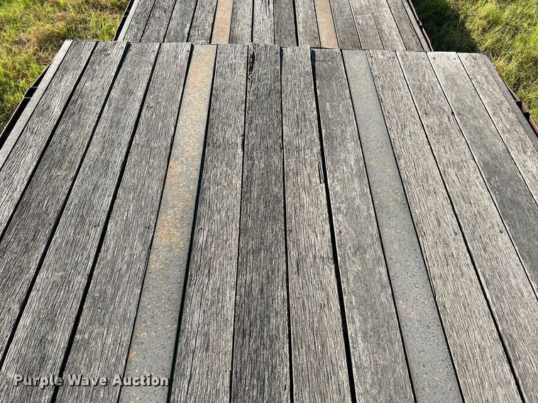 image for item DQ2148 1981 Aztec FCB-6645  drop deck equipment trailer