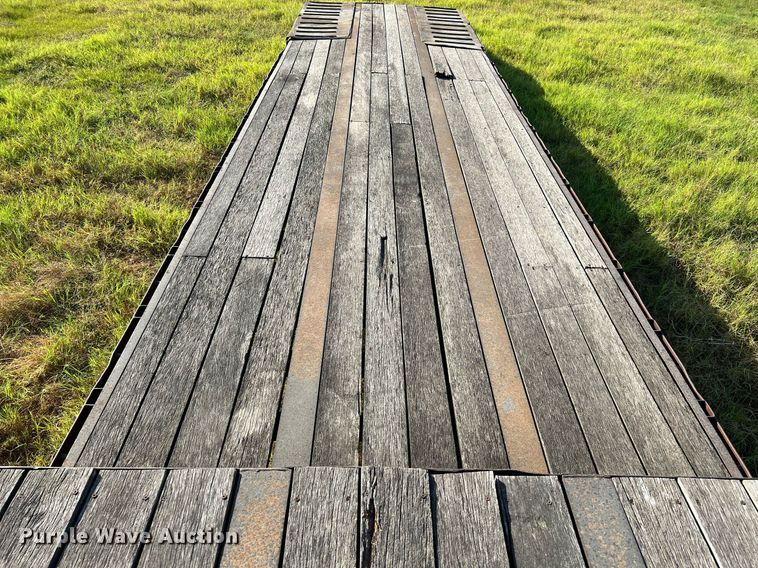 image for item DQ2148 1981 Aztec FCB-6645  drop deck equipment trailer