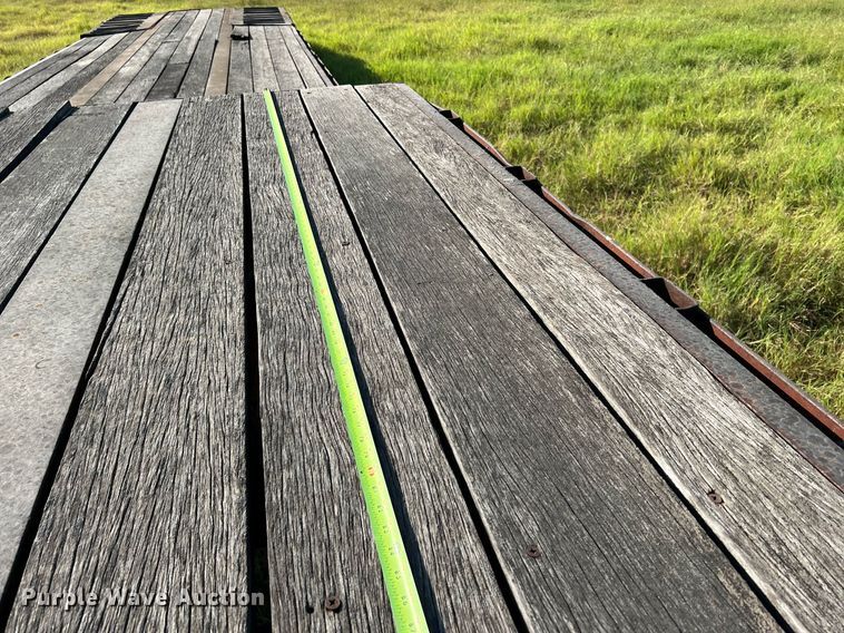 image for item DQ2148 1981 Aztec FCB-6645  drop deck equipment trailer