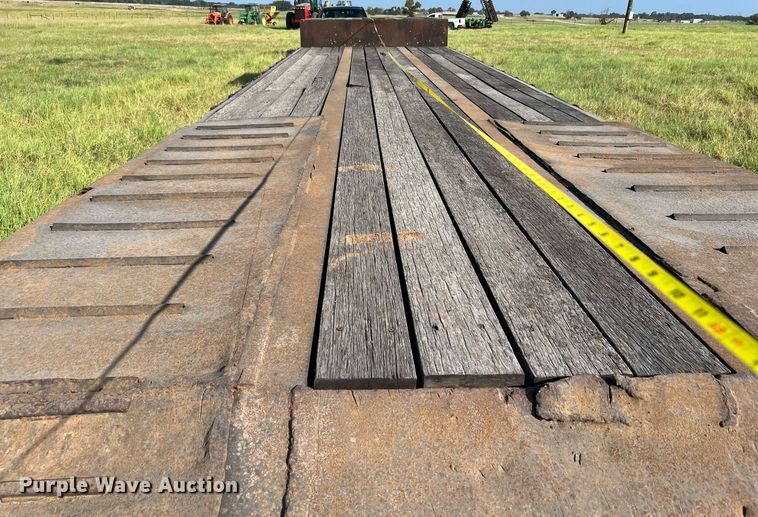 image for item DQ2148 1981 Aztec FCB-6645  drop deck equipment trailer