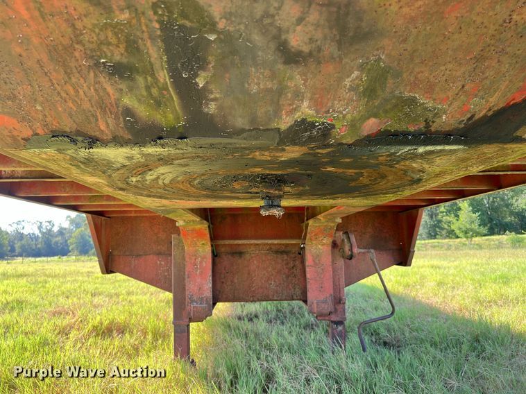 image for item DQ2148 1981 Aztec FCB-6645  drop deck equipment trailer