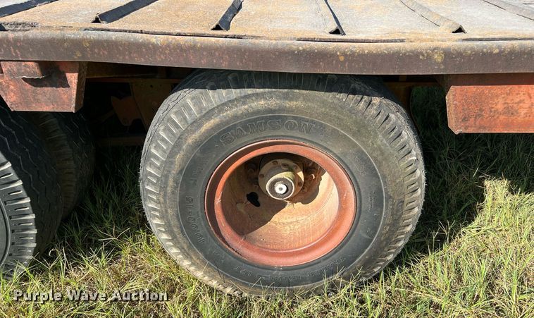 image for item DQ2148 1981 Aztec FCB-6645  drop deck equipment trailer