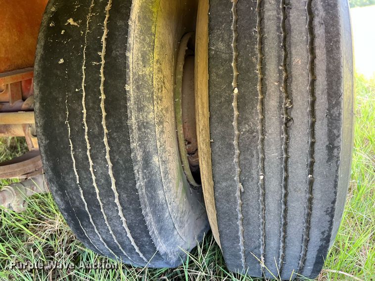 image for item DQ2148 1981 Aztec FCB-6645  drop deck equipment trailer