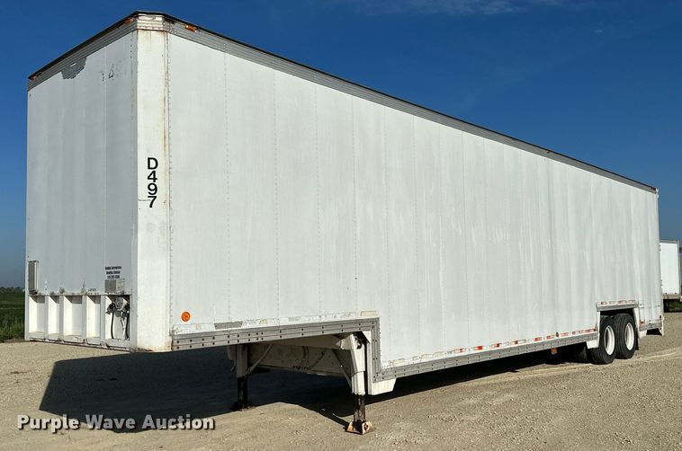 image for item HN9989 1985 Kentucky  dry van trailer