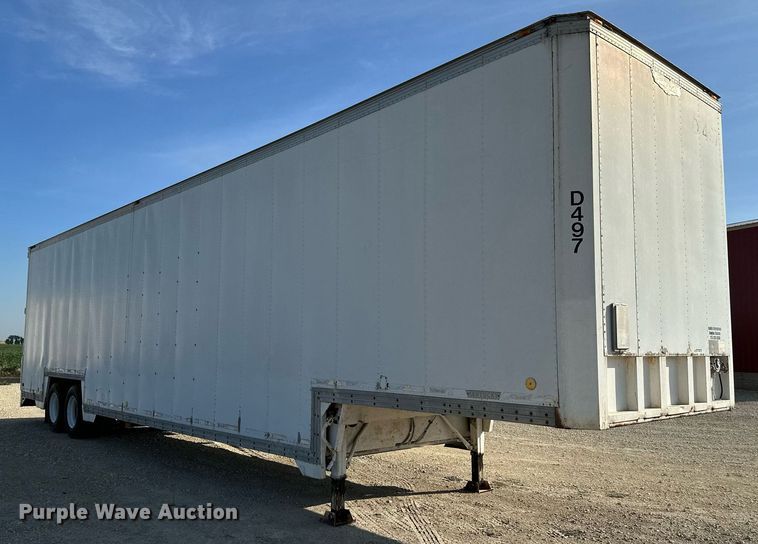 image for item HN9989 1985 Kentucky  dry van trailer