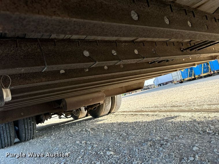 image for item HN9989 1985 Kentucky  dry van trailer