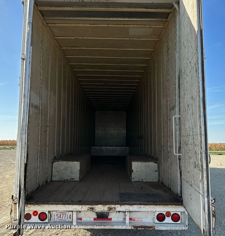 image for item HN9989 1985 Kentucky  dry van trailer