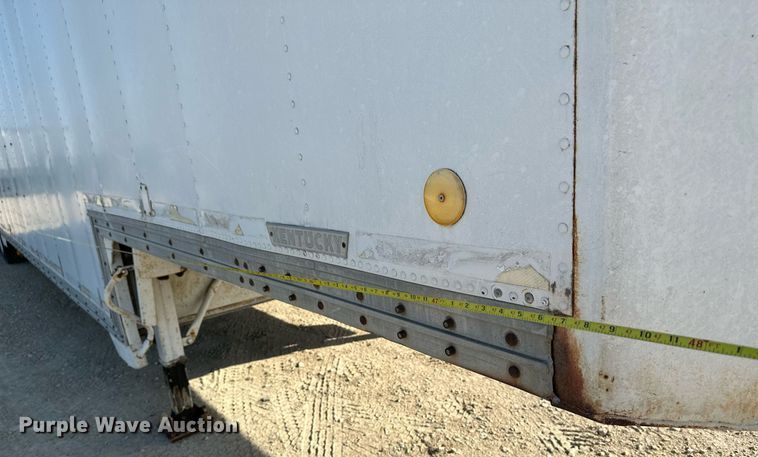 image for item HN9989 1985 Kentucky  dry van trailer