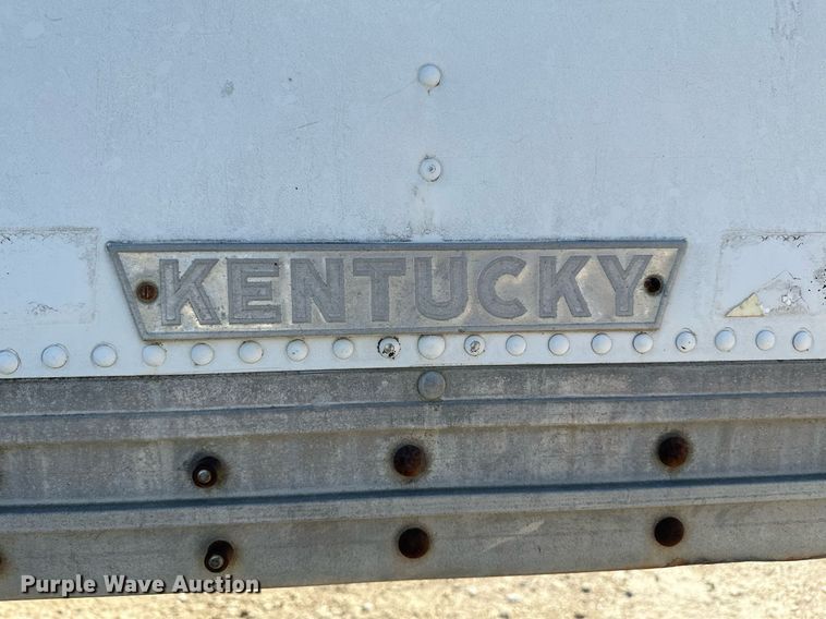 image for item HN9989 1985 Kentucky  dry van trailer
