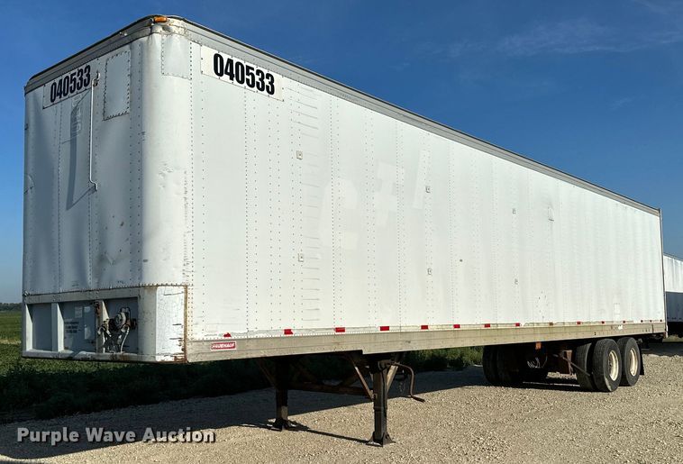 image for item HN9991 1991 Fruehauf  dry van trailer