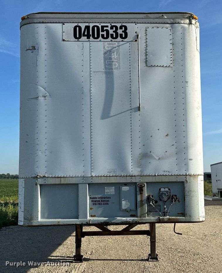 image for item HN9991 1991 Fruehauf  dry van trailer
