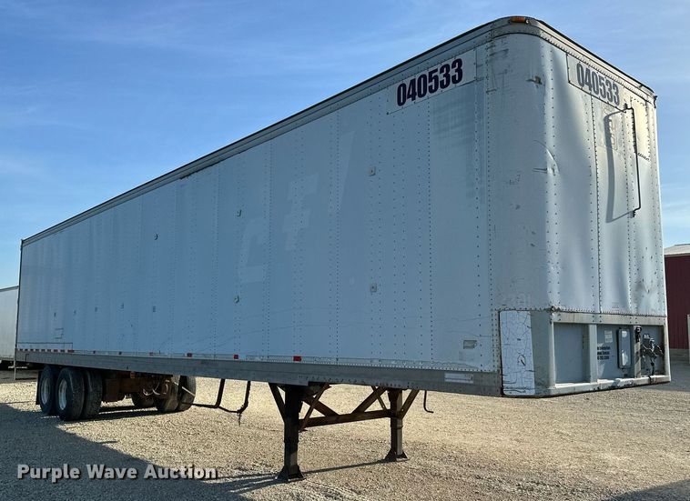 image for item HN9991 1991 Fruehauf  dry van trailer