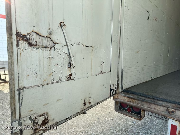 image for item HN9991 1991 Fruehauf  dry van trailer
