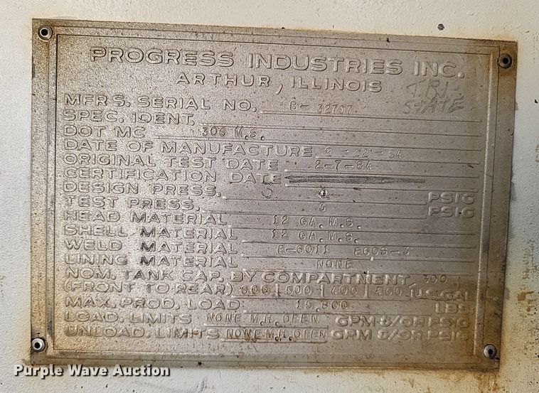 image for item LS9682 1984  Chevrolet C70  fuel truck