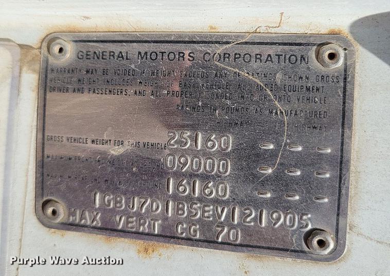 image for item LS9682 1984  Chevrolet C70  fuel truck