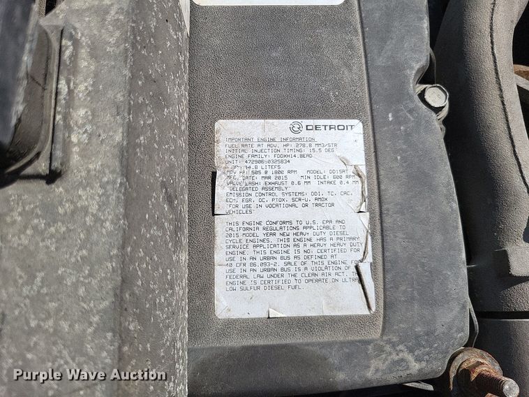 image for item LS9684 2016 Freightliner Cascadia Evolution  semi truck