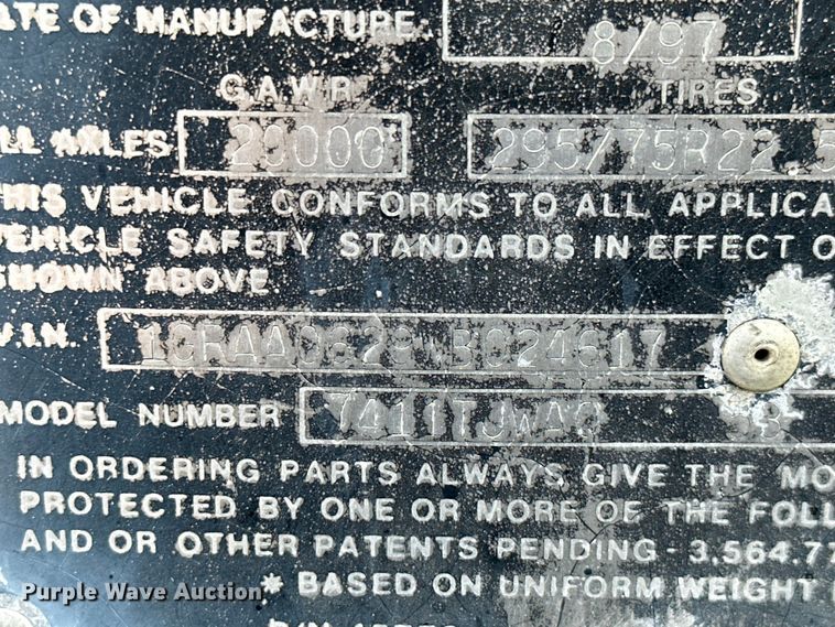 image for item ML9207 1998 Great Dane  dry van trailer