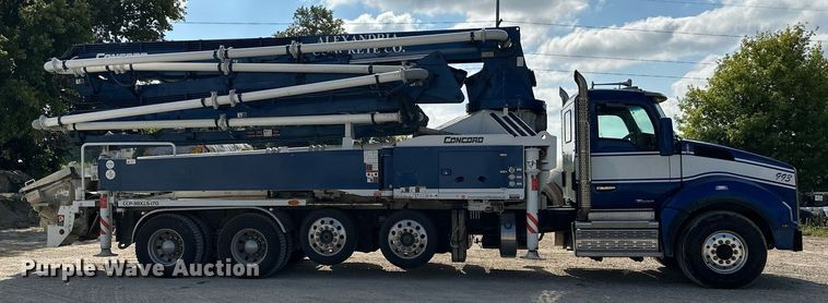 image for item MQ9351 2018 Kenworth T880  concrete pump truck