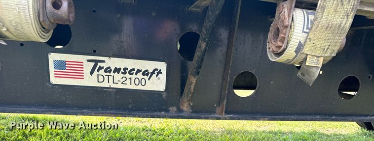 image for item MQ9364 2011 Transcraft DTL-2100  drop deck trailer