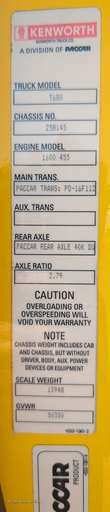 image for item MY9953 2019 Kenworth T680  semi truck