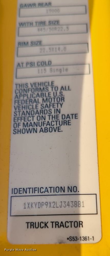 image for item MY9954 2020 Kenworth T680  semi truck