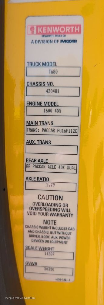 image for item MY9956 2020 Kenworth T680 semi truck