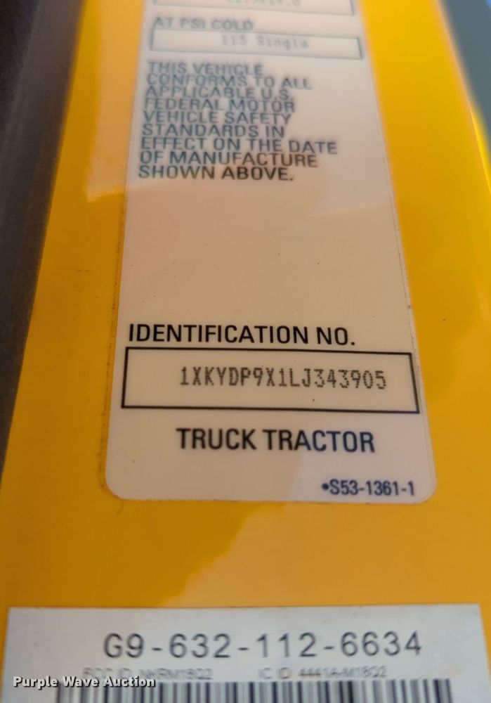 image for item MY9957 2020 Kenworth T680 semi truck