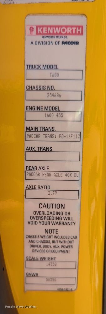 image for item MY9961 2019 Kenworth T680  semi truck