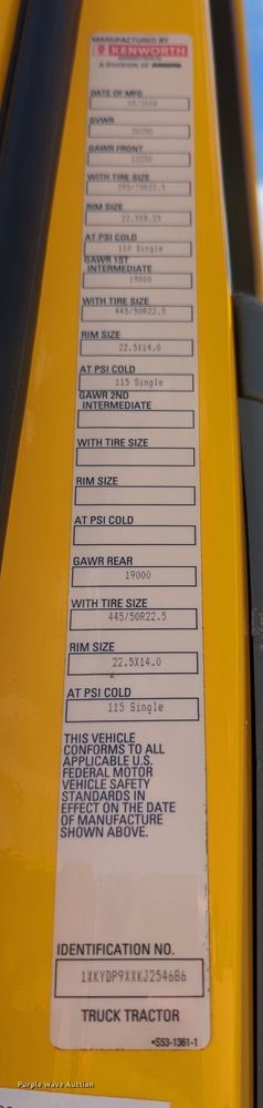 image for item MY9961 2019 Kenworth T680  semi truck