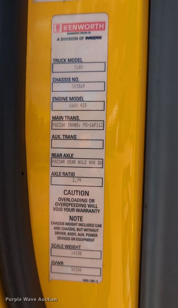 image for item MY9964 2020 Kenworth T680 semi truck