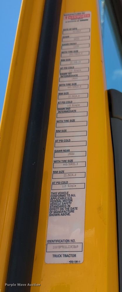 image for item MY9964 2020 Kenworth T680 semi truck