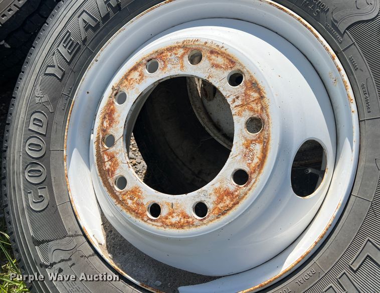 image for item NA9116 (7) 295/75R22.5 tires and wheels