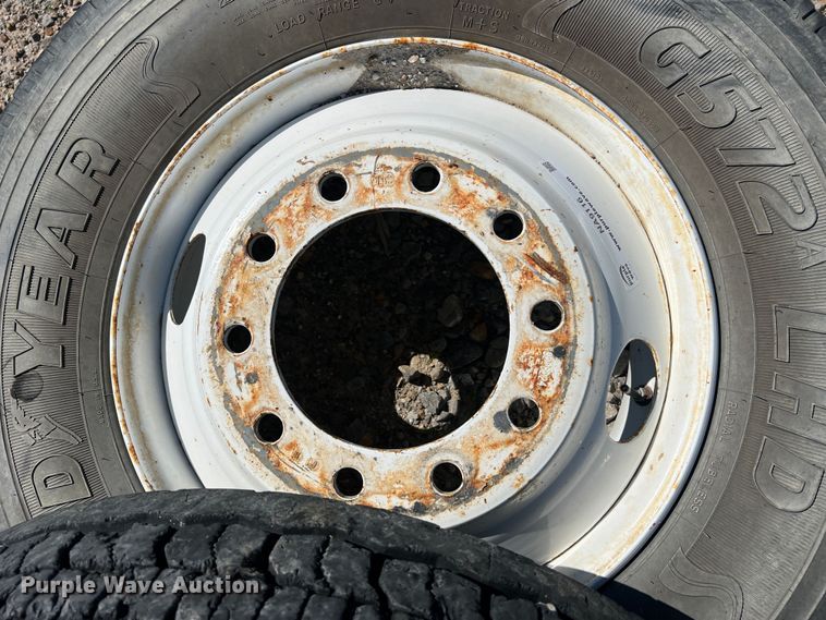 image for item NA9116 (7) 295/75R22.5 tires and wheels