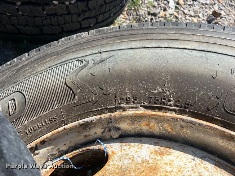 image for item NA9116 (7) 295/75R22.5 tires and wheels
