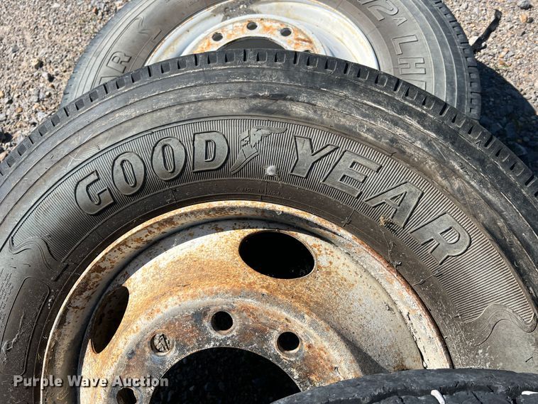 image for item NA9116 (7) 295/75R22.5 tires and wheels