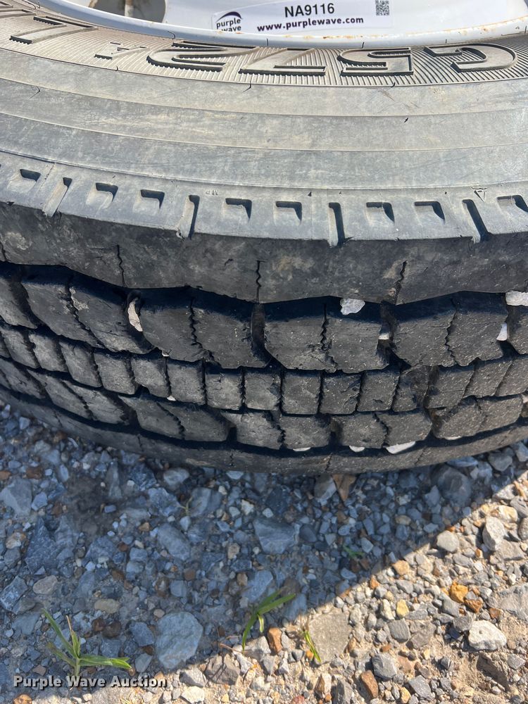 image for item NA9116 (7) 295/75R22.5 tires and wheels