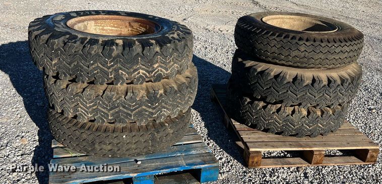 image for item NA9153 (6) 9.00-20 tires and wheels