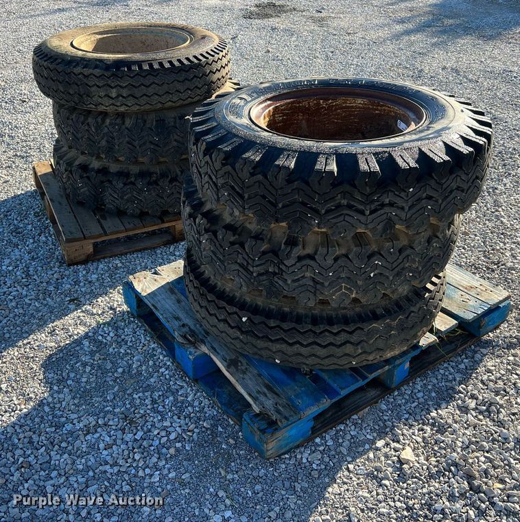 image for item NA9153 (6) 9.00-20 tires and wheels
