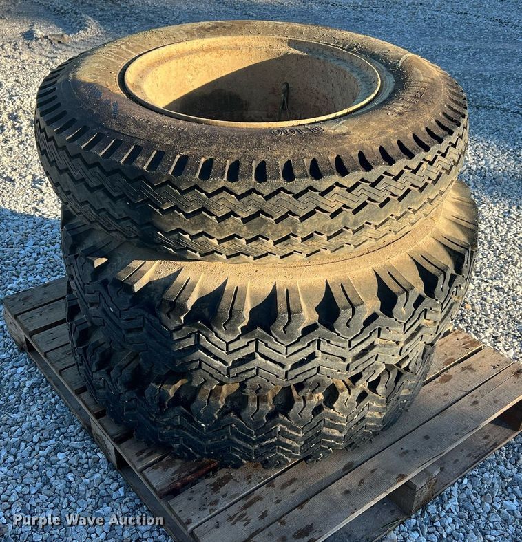 image for item NA9153 (6) 9.00-20 tires and wheels