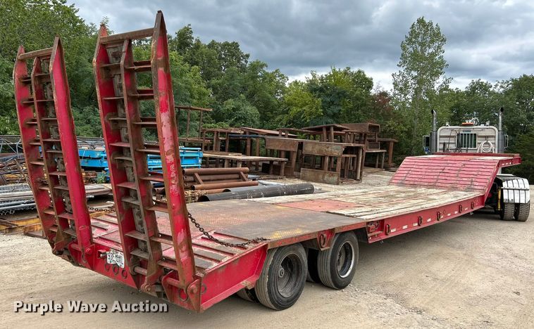 image for item NL9490 1990 Interstate 50LBG  drop deck equipment trailer