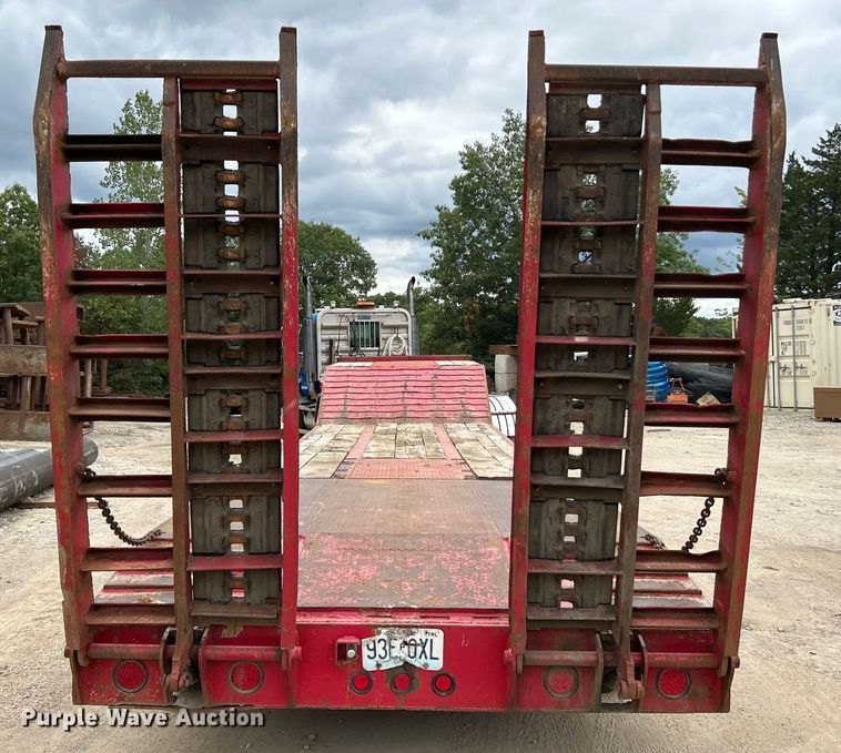 image for item NL9490 1990 Interstate 50LBG  drop deck equipment trailer