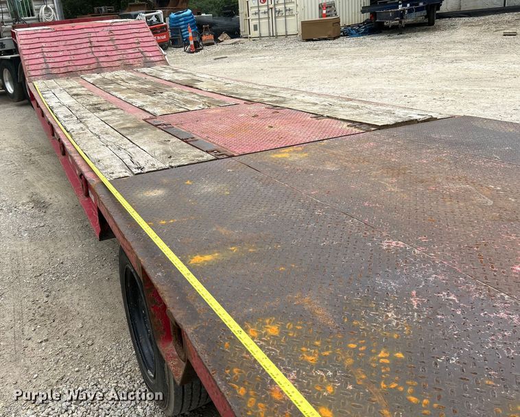 image for item NL9490 1990 Interstate 50LBG  drop deck equipment trailer