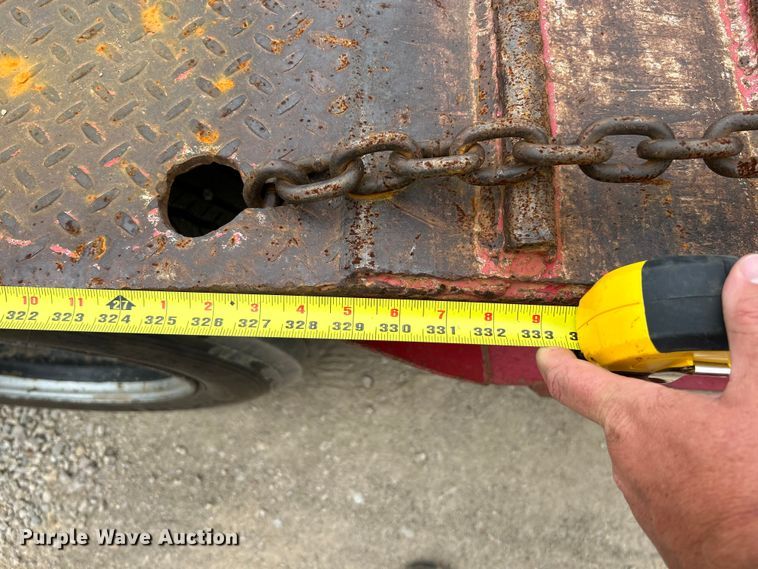 image for item NL9490 1990 Interstate 50LBG  drop deck equipment trailer