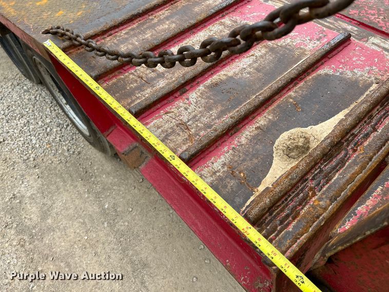 image for item NL9490 1990 Interstate 50LBG  drop deck equipment trailer