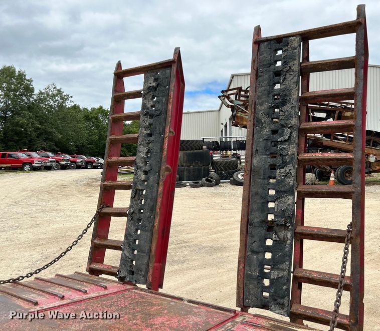 image for item NL9490 1990 Interstate 50LBG  drop deck equipment trailer