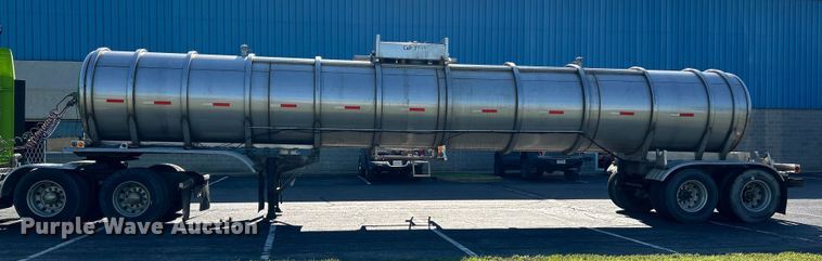 image for item NL9518 1989 Sunshine Stainless Tank & Equip  tank trailer