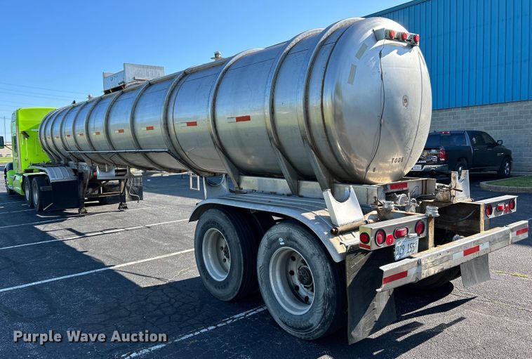 image for item NL9518 1989 Sunshine Stainless Tank & Equip  tank trailer