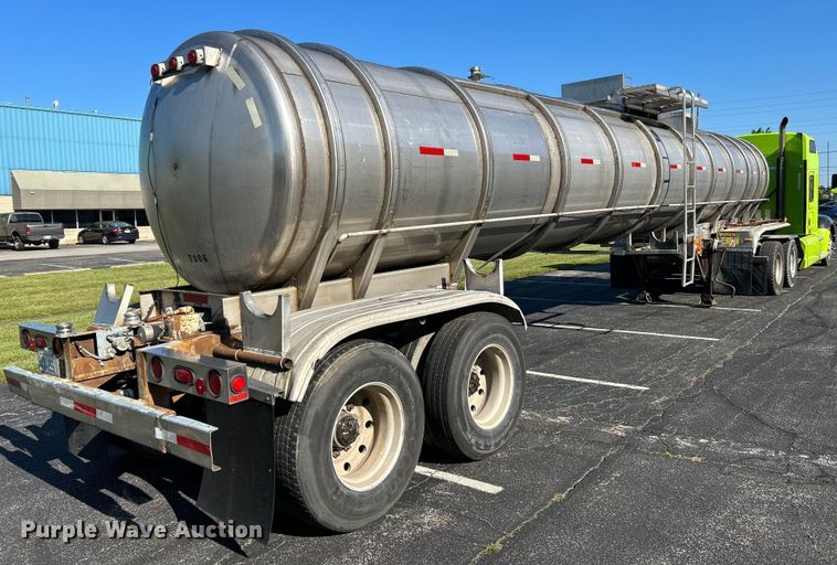 image for item NL9518 1989 Sunshine Stainless Tank & Equip  tank trailer