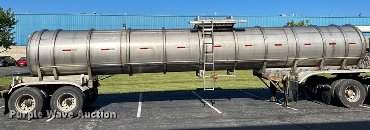 image for item NL9518 1989 Sunshine Stainless Tank & Equip  tank trailer