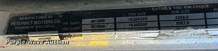 image for item OC9161 1987 Peterbilt 379  semi truck